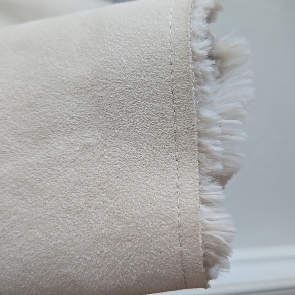 Dylan | Lux Natural Faux Suede Sherpa Lined Jacket - Picture 9 of 13